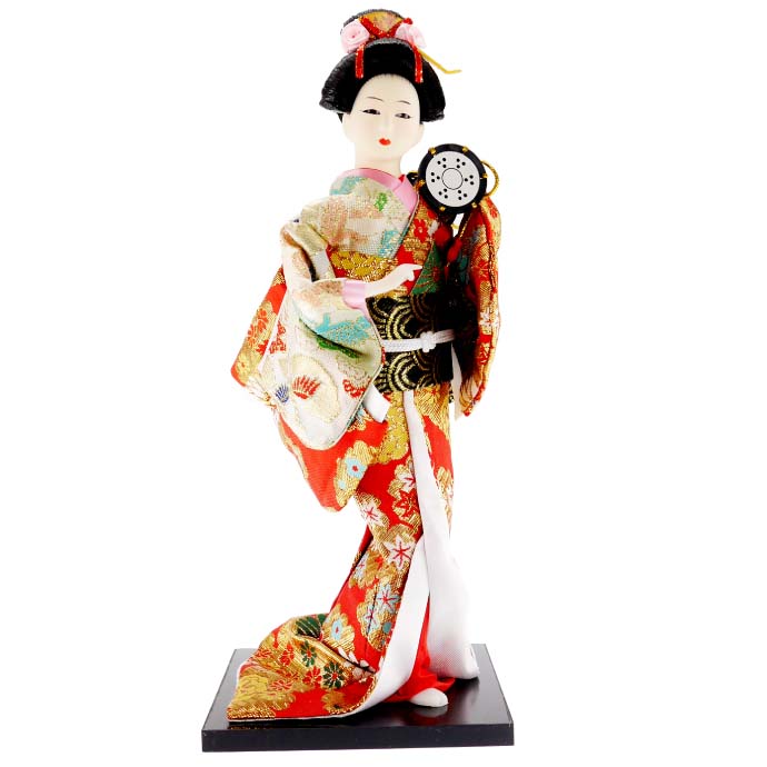 【楽天1位】 正規通販 お土産やでよく売っている海外の人へのお土産になる人形 日本人形 31cm 12インチ 1 鼓 つづみ 本格派人形 着物が綺麗な日本人形 ms9000 aquilo.it aquilo.it