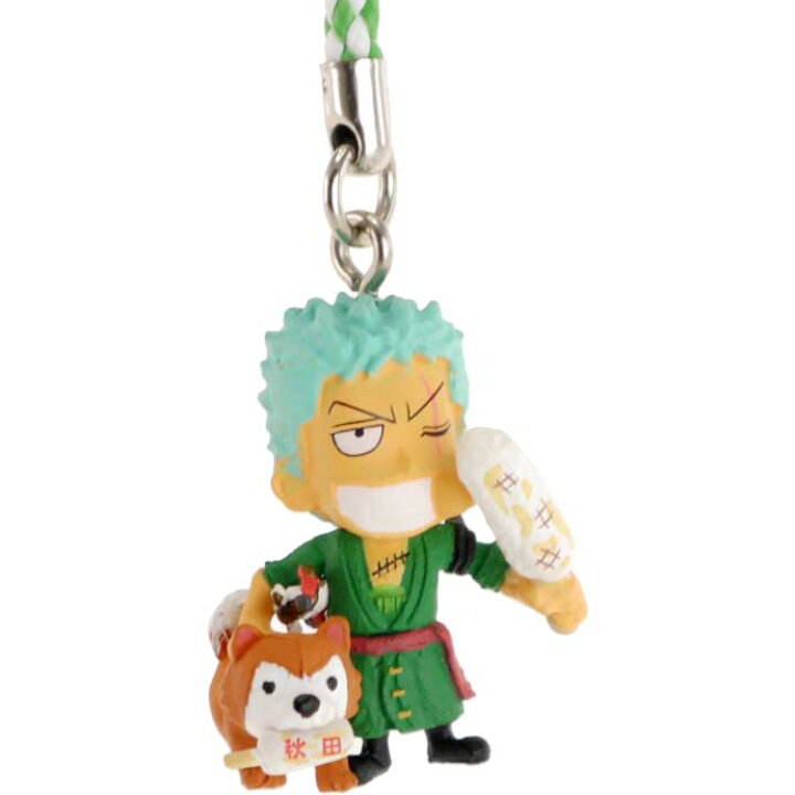 楽天市場 ワンピース ゾロ ご当地根付 秋田 秋田犬 キャラクターグッズ ご当地限定 キーホルダー Ms107 Ase World