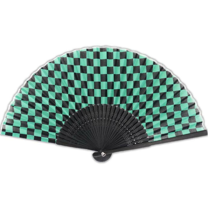 楽天市場】扇子 21cm 市松柄 綿扇子 30本骨 OA-100-1 綿素材 浴衣 