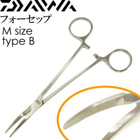フォーセップ sizeM 長160mm B（ベント） ステンレス製 DAIWA メバリング アジング 針はずし フック外し ラインカッター付 Ks788