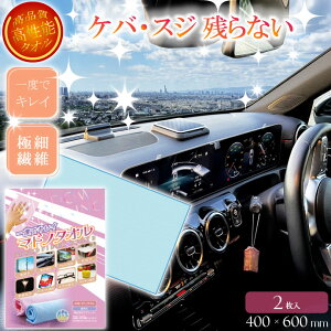 一度でキレイ マドノタオル 窓拭きタオル ブルー 2枚 ケバスジ残らない 洗車タオル ガラス 食器 グラス マイクロファイバークロス Rk893