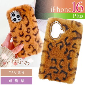 iPhone16Plus P[X qE Ђ傤 uE Ip[h t@[ TPU \tg iPhone16PlusP[X JCC ӂӂ SPC053