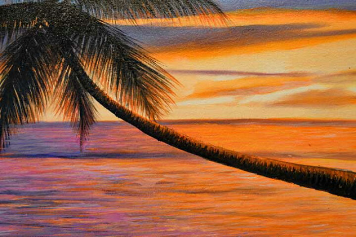 楽天市場 絵画 海 椰子の木とサンセットビーチ 139 69cm No 7 おしゃれ 壁掛け インテリア アート 絵 海の絵 バリ絵画 夕日 風景画 サーフ 額入り アートパネル アジアン 雑貨 バリ 雑貨 送料無料 バリ雑貨アジアンインテリアストア