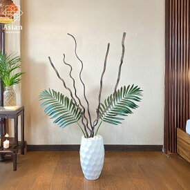 【フラワーベース 枝物 4点set 40cm B】鉢 植木鉢 ポット プランター 鉢植え 大きい 大型 おしゃれ 大理石 花器 花瓶 インテリア 木の枝 枝 枝もの オブジェ アートプランツ ドライフラワー フェイクグリーン 造花 和モダン アジアン バリ風 韓国風 ホテルライク