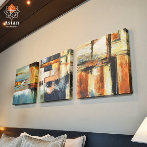 バリ絵画 50×50cm 566 【 絵画 インテリア 絵 壁掛け おしゃれ 北欧 アートパネル モダン アート ファブリックパネル バリ アジアン 雑貨 リゾート 抽象画 】