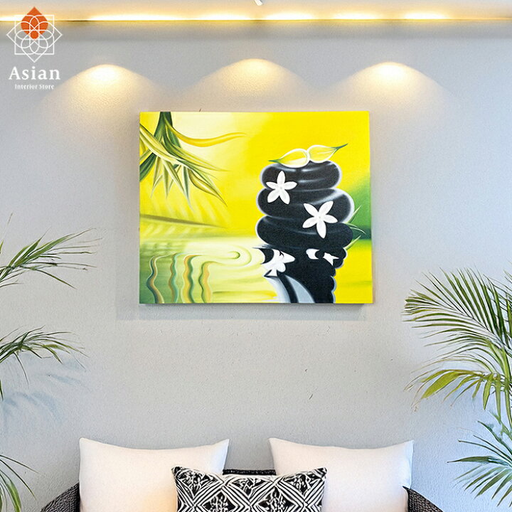 楽天市場】【在庫入れ替えSALE】絵画 プルメリア 60×50cm 2 