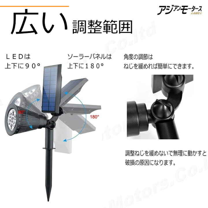 楽天市場 Led ガーデンライト ソーラーライト 屋外 明るさ 光センサー 自動点灯 7led 明るい 2色 白色 電球色 挿し込み式 Amc 送料無料 Rls Dea Led パーツ アジアンモータース