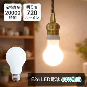 LED�d�� E-26 720���[���� 60W���� �S�����^�C�v A60-F-I-7W | LED �d�� 20000���� �d���F 2700K �ȃG�l �G�R ����d��7W �y���_���g���C�g �t���A���C�g �e�[�u�����C�g �V��Ɩ� �Ɩ���� �Ɩ� ���C�g �V