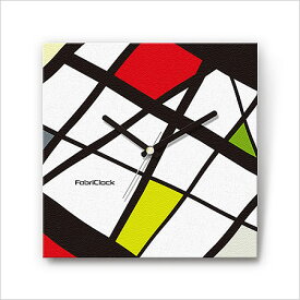 【最大2000円OFFCP】 壁掛け 時計 おしゃれ 【FabriClock】 ファブリクロック ステンドグラス FCM-CH-010 ウォールクロック インテリアクロック 掛け時計 掛時計 壁時計 かけ時計 インテリア ファブリック 模様 四角 とけい カラフル 幾何学 レトロ モダン 新生活