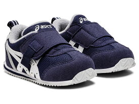 [asics]アシックスベイビーシューズアイダホ BABY KT-ES 3(1144A257)(400)ネイビー/ホワイト