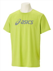 [asics]アシックスES ドライアシックスロゴ半袖シャツ(2031E020)(300)ネオンライム/メトロポリス