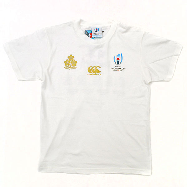 [canterbury]カンタベリー ウェアJAPAN ONE TEAM 半袖Tシャツ(VWT39455)(10)ホワイト
