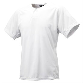[SSK]エスエスケイ1ボタンベースボールTシャツ(BT2310)(10)ホワイト