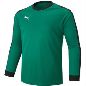 [puma]プーマLIGA GK Shirt with Pad(729965)(02)ペッパー グリーン/プーマ ホワイト