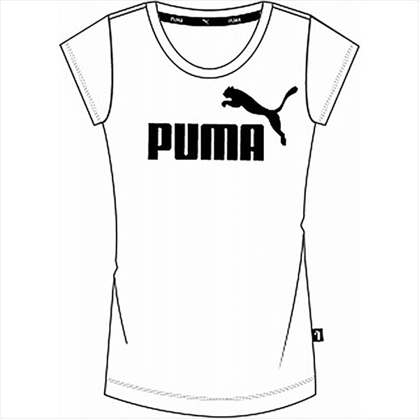 プーマ2021 PUMA プーマ レディースESS 大幅値下げランキング ロゴ 02 588719 Tシャツ 格安店 ホワイト