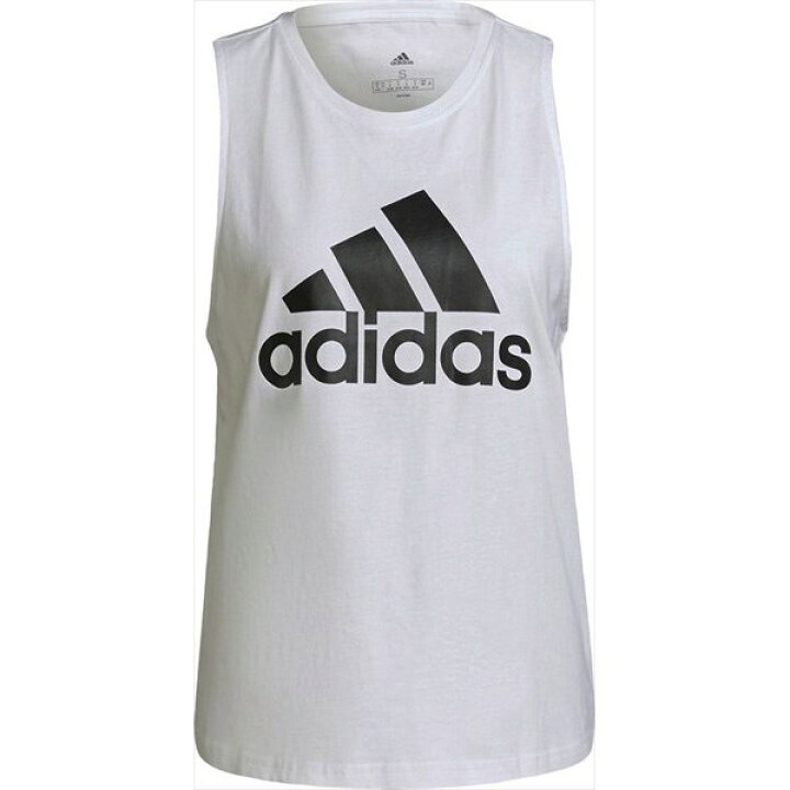 楽天市場 Adidas アディダスレディースw Ess ビッグロゴ タンクトップ Isa93 H ホワイト ブラック スポーツゾーンaspo