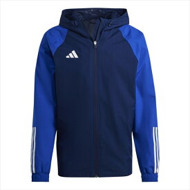 [adidas]アディダスTIRO23 C オールウェザージャケット(DI376)(HK7657)チームネイビーブルー