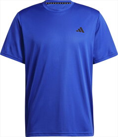 【1点までメール便可】[adidas]アディダストレイン エッセンシャルズ トレーニング半袖Tシャツ(NQE20)(IW3356)セミルシッドブルー/ブラック