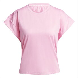 [adidas]アディダス レディースW YOGA Tシャツ(KNS52)(IS2983)ブリスピンク/グレーツー
