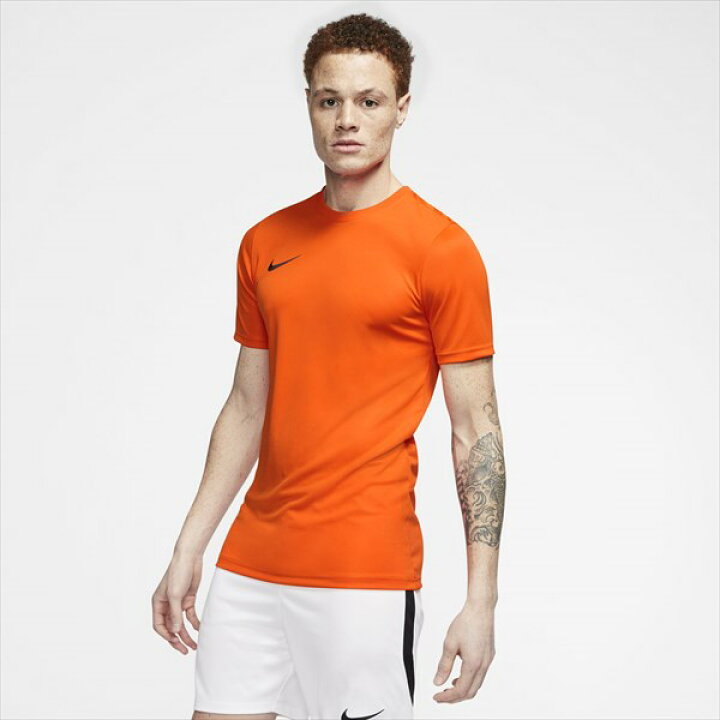 楽天市場 Nike ナイキメンズサッカーユニフォームm Nk Dry Park Vii Jsy Ss Bv6708 819 セーフティオレンジ ブラック スポーツゾーンaspo