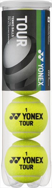 楽天市場】[YONEX]ヨネックステニスボールツアー(4個入)(TBTUR4P)(004)イエロー : スポーツゾーンASPO
