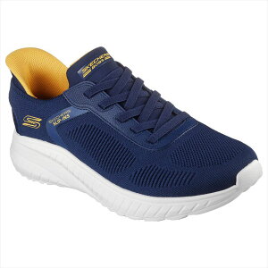 [SKECHERS]�X�P�b�`���[�Y�����Y�X���b�v�C���Y�����j���O�V���[�YBOBS SPORT SQUAD CHAOS-SOLID STEP(118312W)(NVY)�l�C�r�[