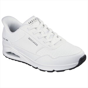 [SKECHERS]�X�P�b�`���[�Y�����Y�X���b�v�C���Y�V���[�YUNO-BANKSIA LUXE(183023W)(WHT)�z���C�g