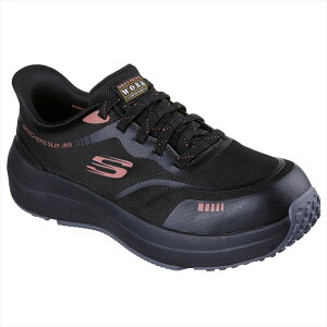 [SKECHERS WORK]�X�P�b�`���[�Y���[�N�����Y�X���b�v�C���Y��ƌCTRANSPORTER LITE - BHENN(200262)(BKRD)�u���b�N/���b�h