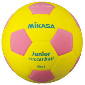 [Mikasa]ミカサスマイルサッカー 軽量3号球 ジュニア(SF3JYP)イエロー/ピンク