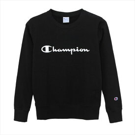 [Champion]チャンピオンレディースクルーネックスウェットシャツ(CW-K015)(090)ブラック