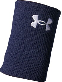 【2点までメール便可】[UNDER ARMOUR]アンダーアーマーUA ニット リストバンド(1364500)(412)ミッドナイトネイビー/ホワイト