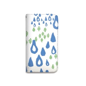 スマホケース 全機種対応 手帳型 携帯ケース ベルトなし マグネットなし しずく 雨 かわいい 個性的 シック スマートフォン ケース iPhone17 Pro Max iPhoneAir 16Plus SE 15 14 Xperia GALAXY Pixel