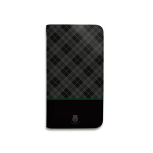 スマホケース 全機種対応 手帳型 携帯ケース ベルトなし マグネットなし メンズ シック チェック ひげ めがね グリーン スマートフォン iPhone17 Pro Max iPhoneAir 16Plus SE 15 14 Xperia GALAXY Pixel