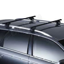 THULE スーリー ホンダ シビック FK# 5ドア/タイプR(ガラスルーフ不可） H29/9～　7105 7123 5043 ルーフキャリア キャリアベース 1台分 スクエアバー プロテクションシート進呈中