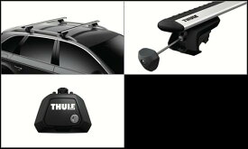 THULE スーリー エクストレイル　T32　NT32　H25/12〜 ルーフレール付車用 710410 7112 ルーフキャリアベース ウインバーEVO プロテクションシート進呈中　キャリアベース