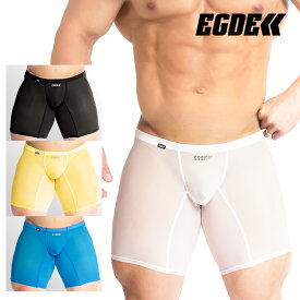 【3803】EGDE≪ FROST γ シースルー スーパーローライズロングボクサー