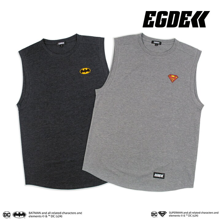 楽天市場】【3524】EGDE≪ SUPERMAN x BATMAN スリーブレス タンク 