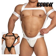【4031】RAVE harness suspenders super low-rise jockstrap with armbands