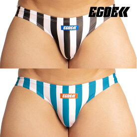 【3868】EGDE≪ STRIPE スーパーローライズ スイムビキニ
