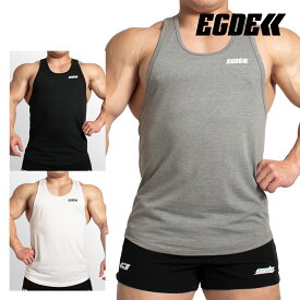 【3783】EGDE≪ EGDE LOGO パイピング タンクトップ