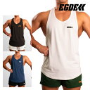 【4154】EGDE LOGO piping tank top
