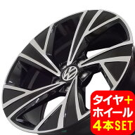 VW/フォルクスワーゲン ザ・ビートル 16C系 新品 W-3484 18インチ タイヤホイール 235/45R18 PBK 4本セット