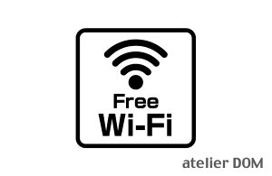 Free Wi-Fi �t���[ ���C�t�@�C WIFI �s�N�g�T�C���X�e�b�J�[��10cm × ����10cm���OOK ������ ���H�X ���X�g���� ���{�������ؗ��� ���[�����X �ē��X �����X�؂蕶�� �J�b�e�B���O�X�e�b�J�[ �s�N