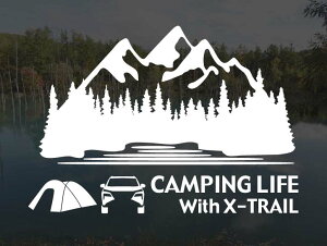 �G�N�X�g���C�� 33 �G�N�X�g���[�}�[X CAMPING LIFE With X-TRAIL �X�e�b�J�[ S�T�C�Y �A�E�g�h�A �L�����v �V�[�� �f�J�[���J�b�e�B���O�X�e�b�J�[ �J�b�e�B���O�V�[�� �؂蔲������ �؂蕶��