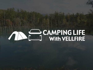 ���F���t�@�C�A 40/45 CAMPING LIFE �X�e�b�J�[ (SS)�A�E�g�h�A �L�����v �V�[�� �f�J�[���J�b�e�B���O�X�e�b�J�[ �J�b�e�B���O�V�[�� �؂蔲������ �؂蕶��