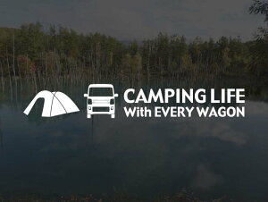 �G�u���C���S�� DA17W CAMPING LIFE �X�e�b�J�[ (SS)�X�Y�L �G�u���C �A�E�g�h�A �L�����v �V�[�� �f�J�[���J�b�e�B���O�X�e�b�J�[ �J�b�e�B���O�V�[�� �؂蔲������ �؂蕶��