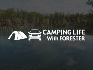 �t�H���X�^�[ SJ ��� XT CAMPING LIFE �X�e�b�J�[ (SS)�A�E�g�h�A �L�����v �V�[�� �f�J�[���J�b�e�B���O�X�e�b�J�[ �J�b�e�B���O�V�[�� �؂蔲������ �؂蕶��