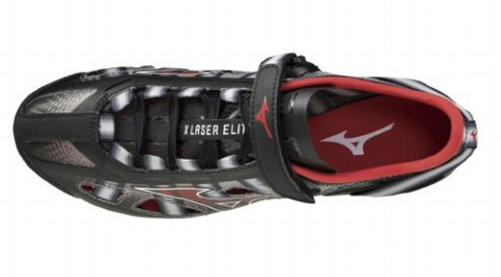100 品質 ミズノ Mizuno エックスレーザー Elite スパイク 21ss ブラック レッド グレー U1ga Fucoa Cl