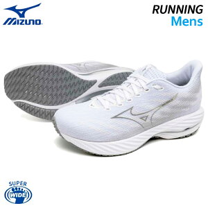 ミズノ MIZUNO ウエーブライダー28 SW J1GC240404 メンズ ランニング ワイド シューズ 4E サブ4.0〜5.0 フルマラソン5時間以内 24FW