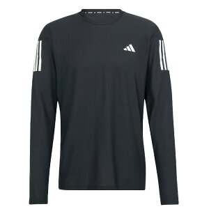 アディダス adidas オウン ザ ラン 長袖 Tシャツ ブラック IN1486 メンズ ランニング ウエア 24FW